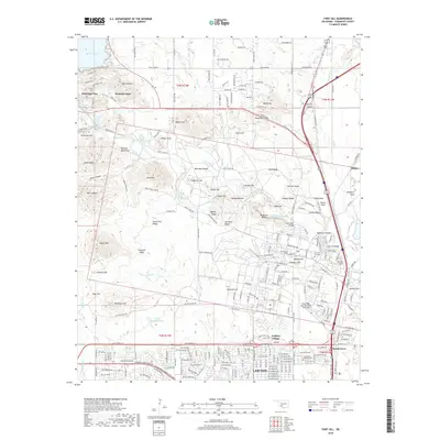 2018 Map of Fort Sill, 2018 Print