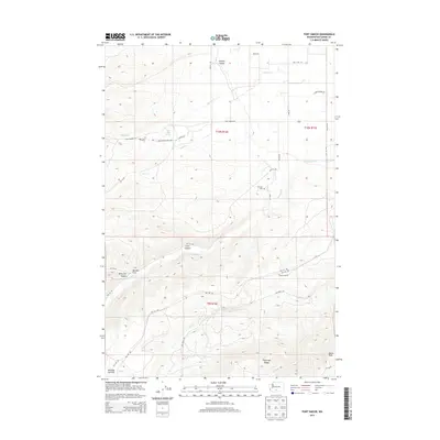 2013 Map of Fort Simcoe, 2013 Print