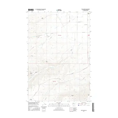 2017 Map of Fort Simcoe, 2017 Print