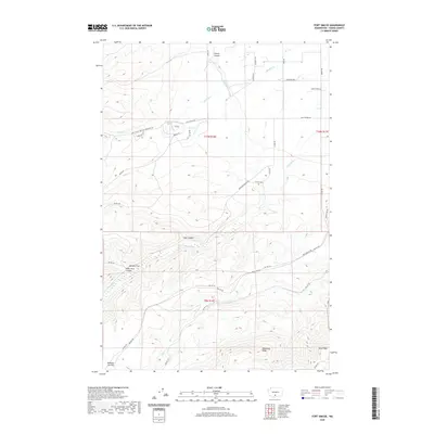2020 Map of Fort Simcoe, 2020 Print