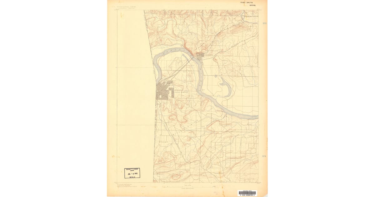 1870s Maps of Wright Town AR - Fort Smith Sebastian County Ar Usgs Topo 1879 Og 1200x630