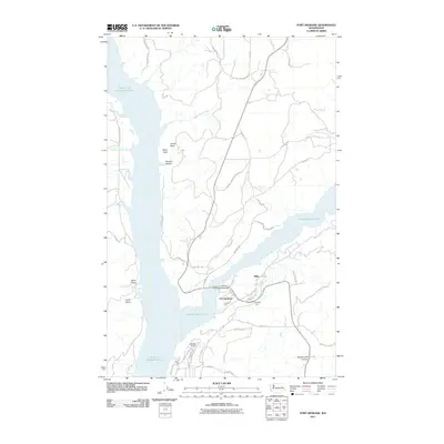 2011 Map of Fort Spokane, 2011 Print