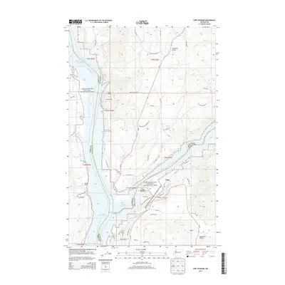 2013 Map of Fort Spokane, 2013 Print