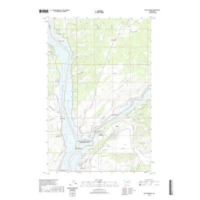 2020 Map of Fort Spokane, 2020 Print