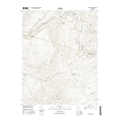 2016 Map of Fort Spring, 2016 Print