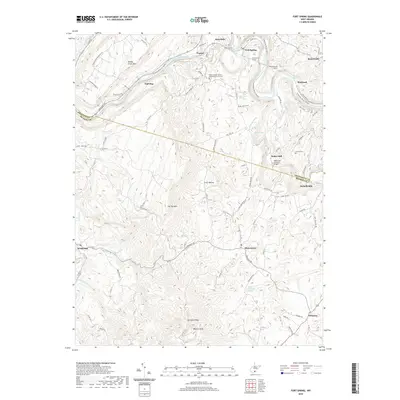 2019 Map of Fort Spring, 2019 Print