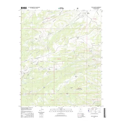 2017 Map of Fort Stanton, 2017 Print