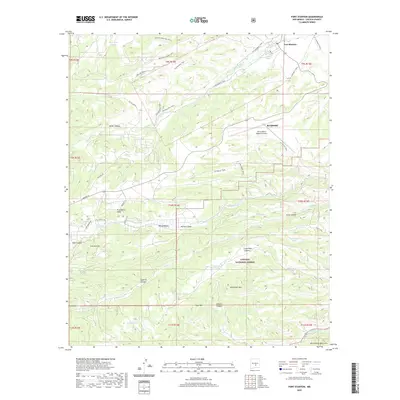 2020 Map of Fort Stanton, 2020 Print