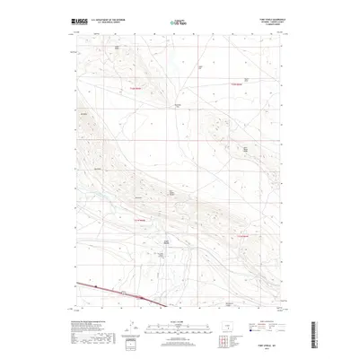 2017 Map of Fort Steele, 2017 Print