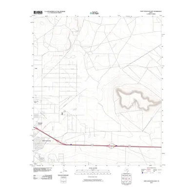 2010 Map of Fort Stockton East, 2010 Print