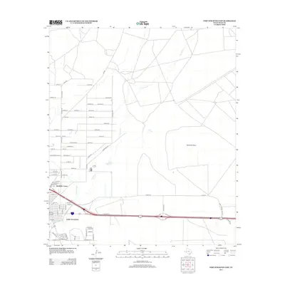 2012 Map of Fort Stockton East, 2012 Print