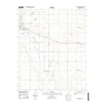 2013 Map of Fort Sumner East, 2013 Print