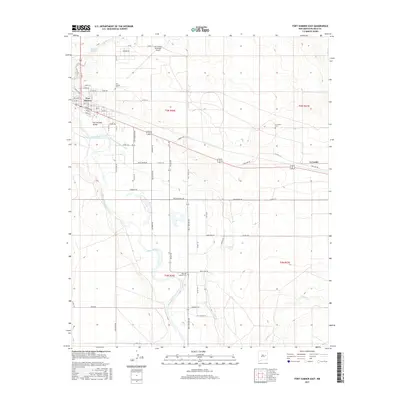 2017 Map of Fort Sumner East, 2017 Print
