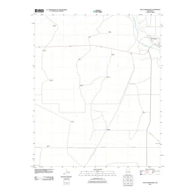 2010 Map of Fort Sumner West, 2010 Print