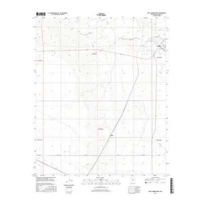 2017 Map of Fort Sumner West, 2017 Print