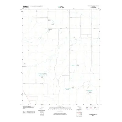2010 Map of Fort Supply NE, 2010 Print