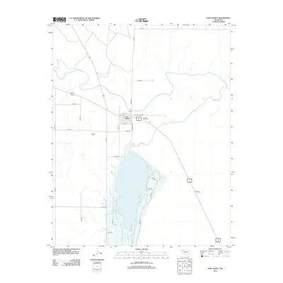 2012 Map of Fort Supply, 2012 Print