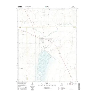 2016 Map of Fort Supply, 2016 Print