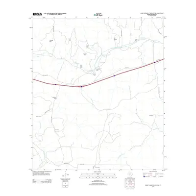 2012 Map of Fort Terrett Ranch, 2012 Print