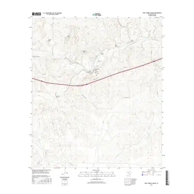 2016 Map of Fort Terrett Ranch, 2016 Print