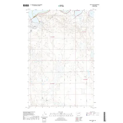 2018 Map of Fort Totten, 2018 Print