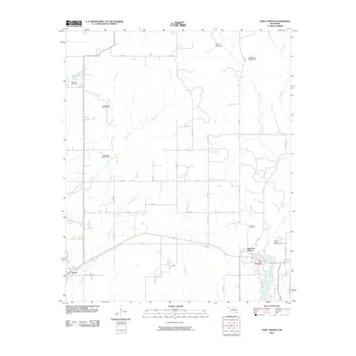 2010 Map of Fort Towson, 2010 Print