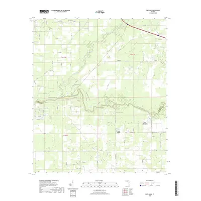 2018 Map of Fort Union, 2018 Print