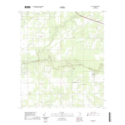 2021 Map of Fort Union, 2021 Print