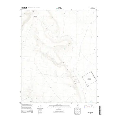 2013 Map of Fort Union, 2013 Print
