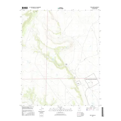 2017 Map of Fort Union, 2017 Print