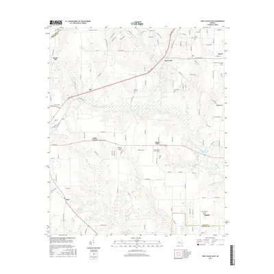 2017 Map of Fort Valley East, 2017 Print