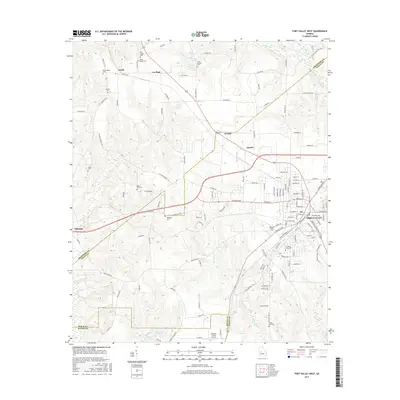 2017 Map of Fort Valley West, 2017 Print