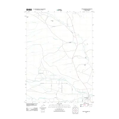 2012 Map of Fort Washakie, 2012 Print