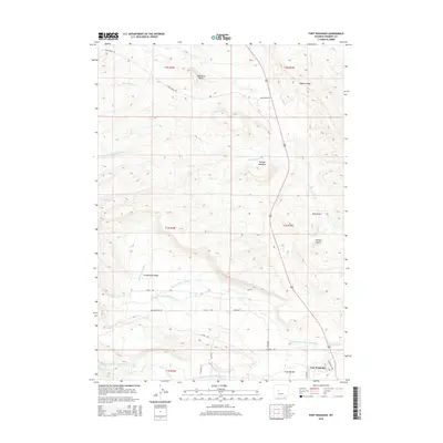 2015 Map of Fort Washakie, 2015 Print