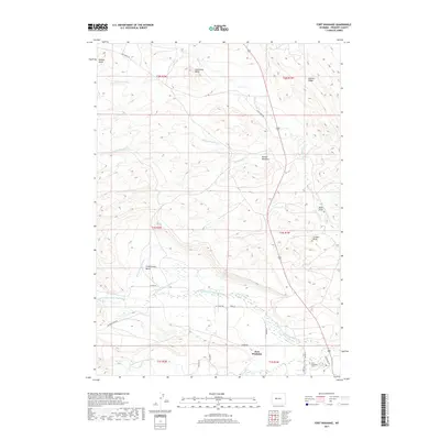 2017 Map of Fort Washakie, 2017 Print