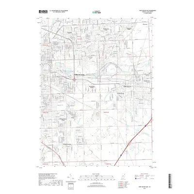 2019 Map of Fort Wayne East, 2019 Print