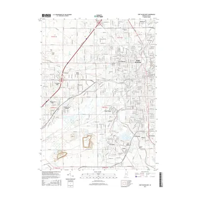 2016 Map of Fort Wayne West, 2016 Print