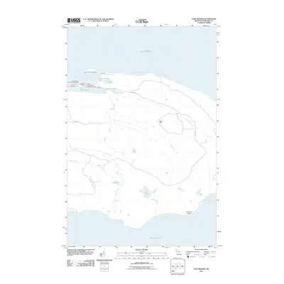 2011 Map of Fort Wilkins, 2011 Print