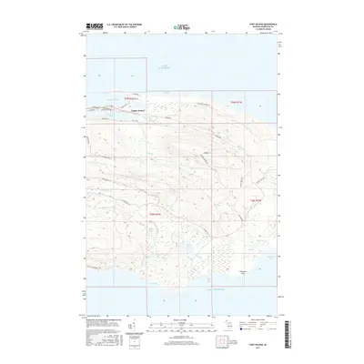 2017 Map of Fort Wilkins, 2017 Print