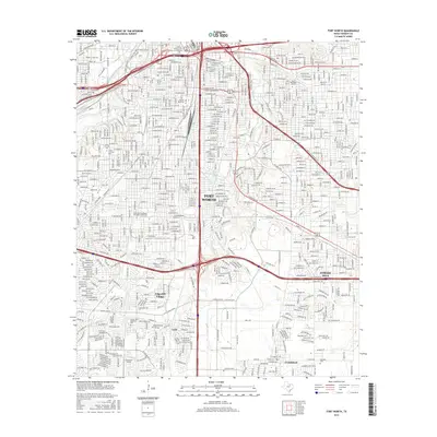 2016 Map of Fort Worth, 2016 Print