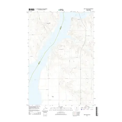 2014 Map of Fort Yates NE, 2014 Print