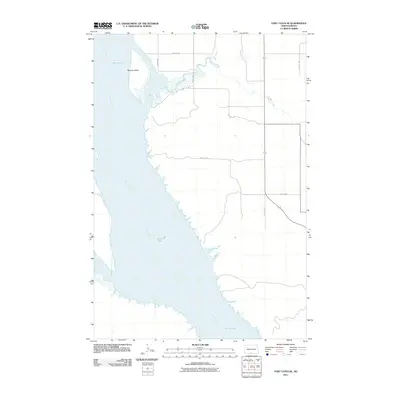 2011 Map of Fort Yates SE, 2011 Print
