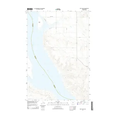 2014 Map of Fort Yates SE, 2014 Print