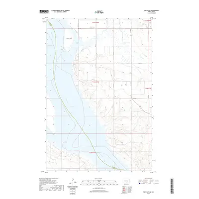 2020 Map of Fort Yates SE, 2020 Print