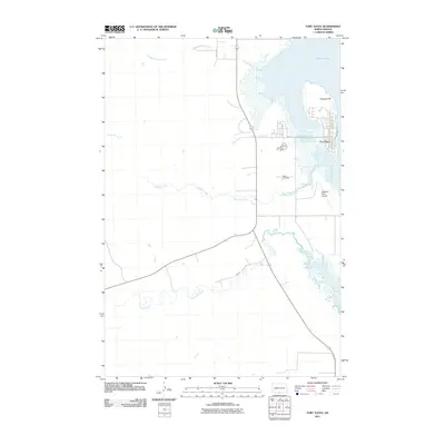 2011 Map of Fort Yates, 2011 Print
