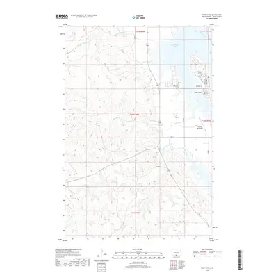 2020 Map of Fort Yates, 2020 Print