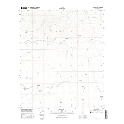 2014 Map of Fortified Peak, 2014 Print