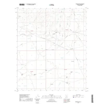 2018 Map of Fortified Peak, 2018 Print