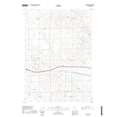 2017 Map of Fortin Draw, 2017 Print