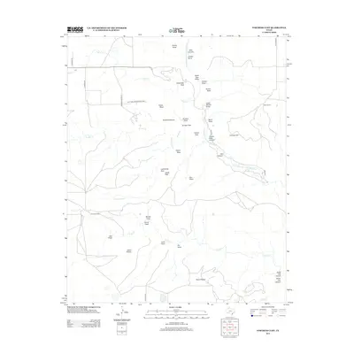 2012 Map of Fortress Cliff, 2012 Print